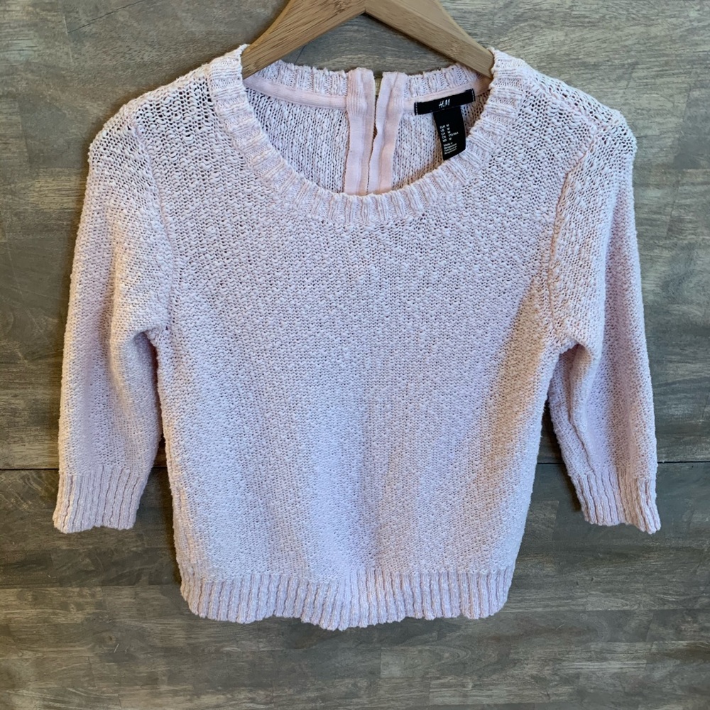 🖤4/25🖤 H&M Light Pink Sweater
